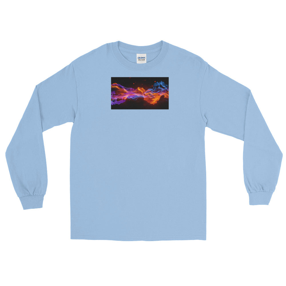 Shooting Flame Graphic Long Sleeve T-Shirt