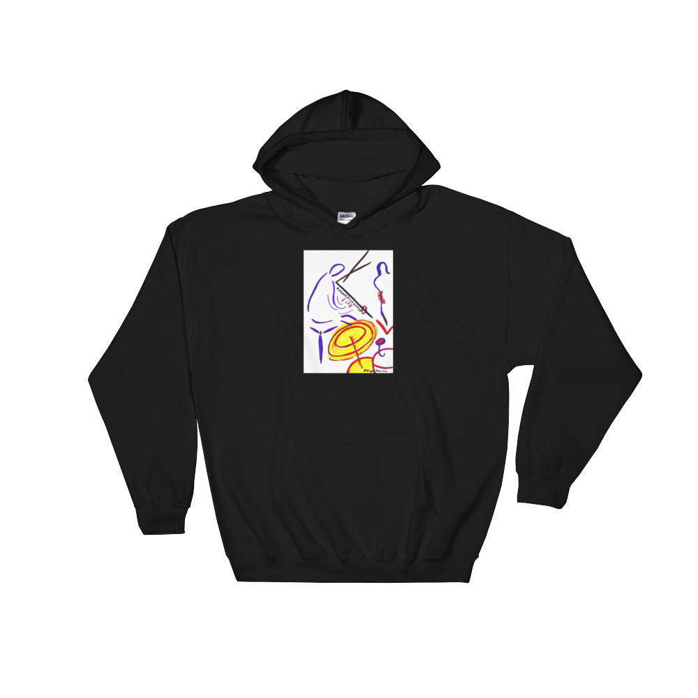 Artistic Hooded Sweatshirt