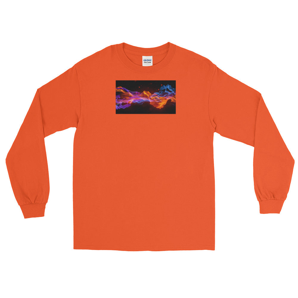 Shooting Flame Graphic Long Sleeve T-Shirt
