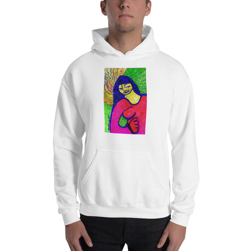 Artistic Hooded Sweatshirt