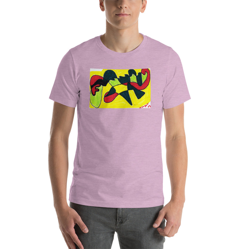 Short-Sleeve Unisex T-Shirt / "motion of color" artist- Margot House 2007