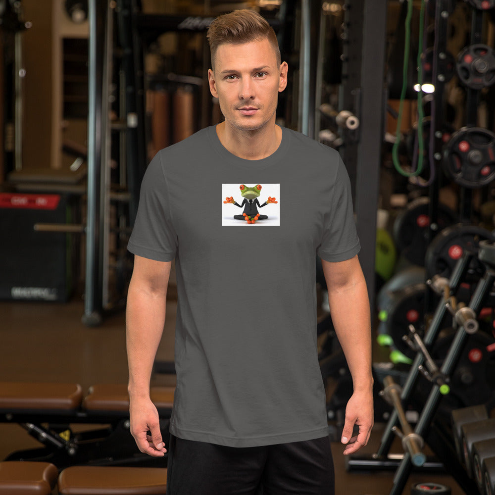 Yoga Frog Short-Sleeve Unisex T-Shirt
