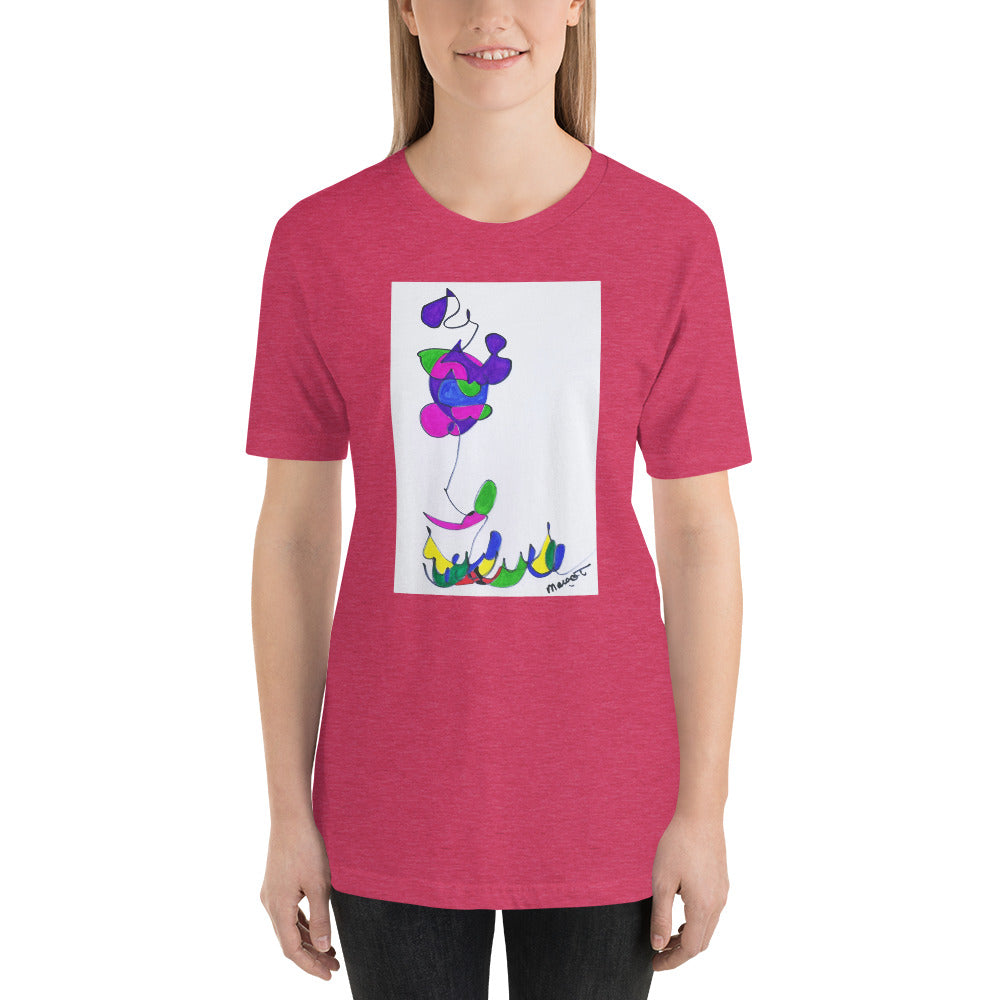 Short-Sleeve Unisex Artistic T-Shirt / Artist -Margot House