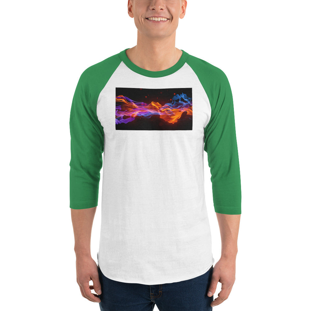 Graphic Edition 3/4 sleeve raglan shirt