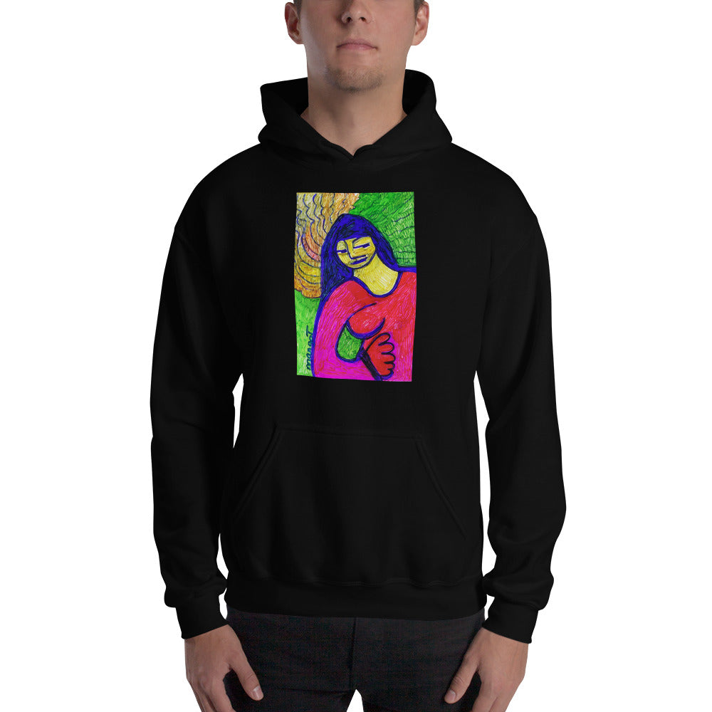 Artistic Hooded Sweatshirt