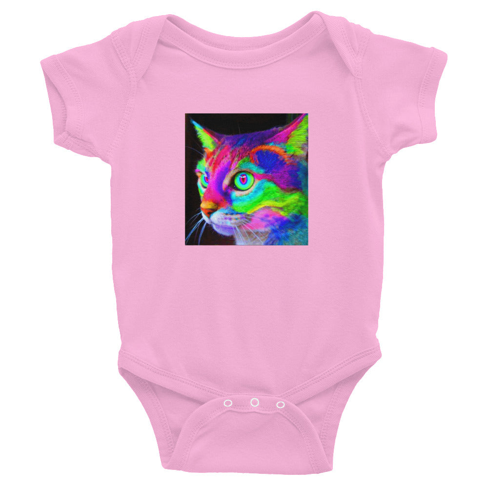 Color kitty Infant Bodysuit