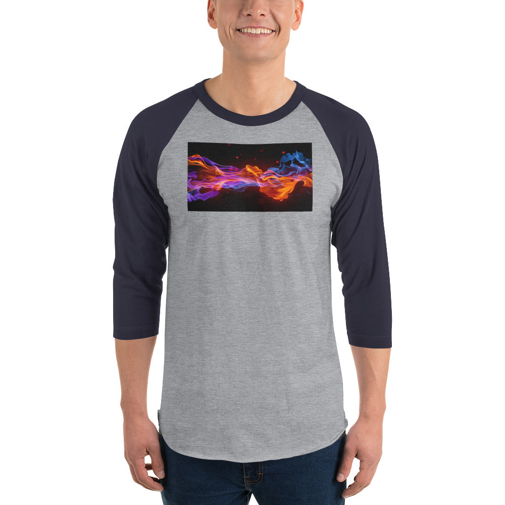 Graphic Edition 3/4 sleeve raglan shirt