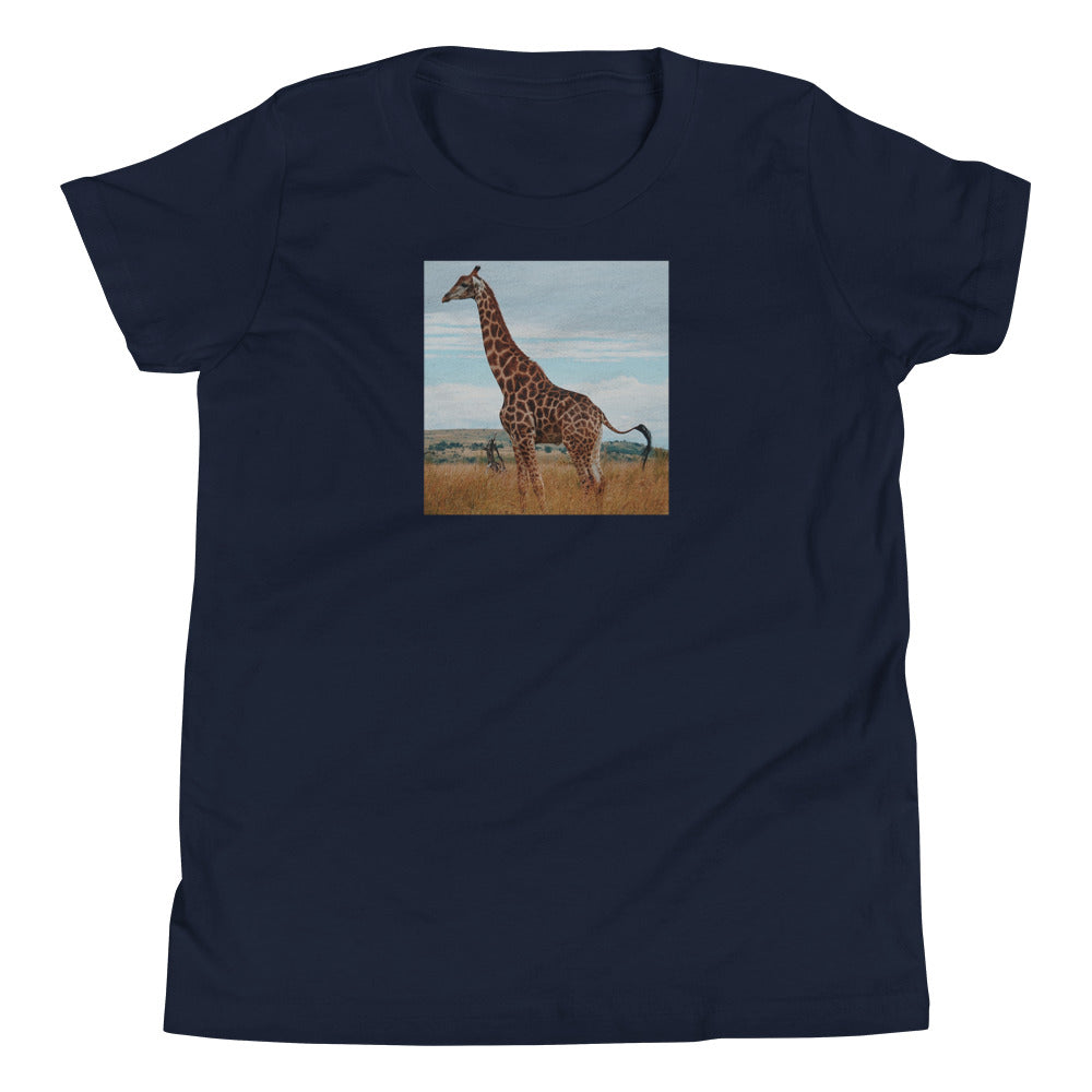 Giraffe in nature Youth Short Sleeve T-Shirt