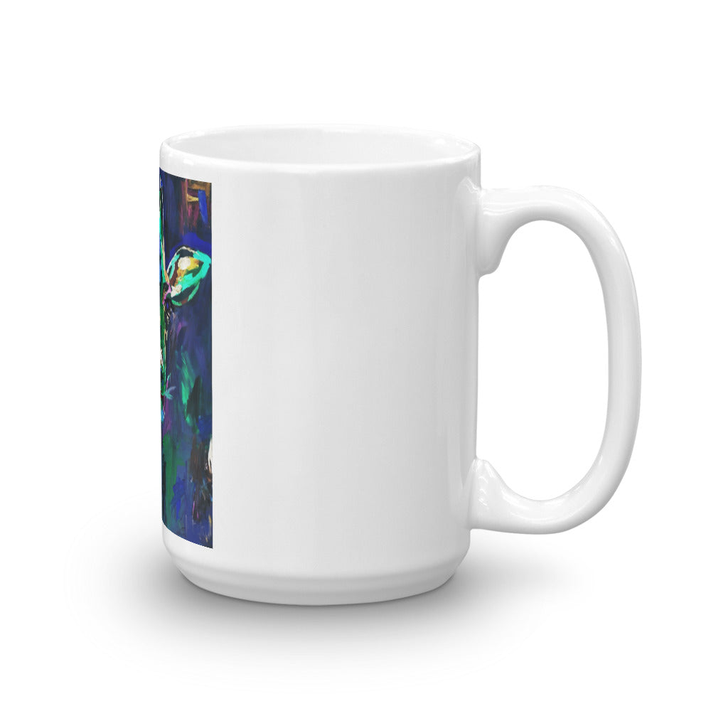 "Giraffe at Night" Mug