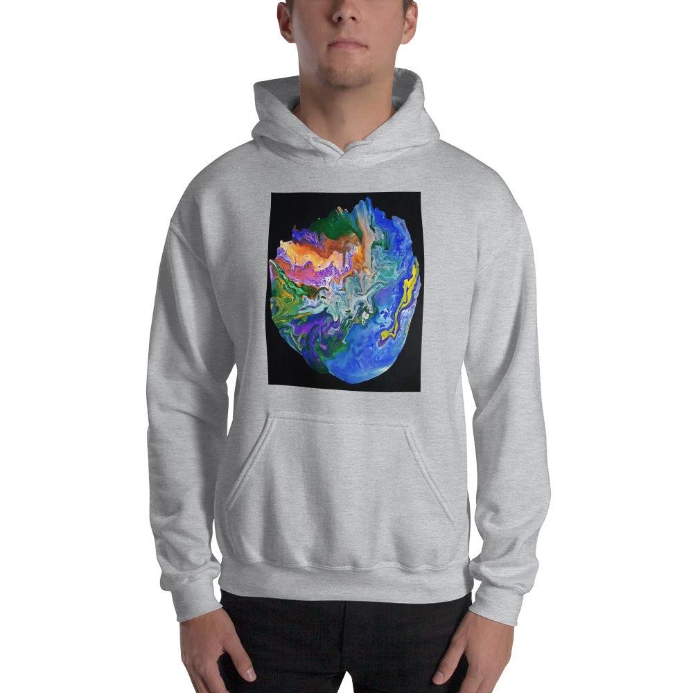 Artistic Hooded Sweatshirt / Art by Bryan Ameigh