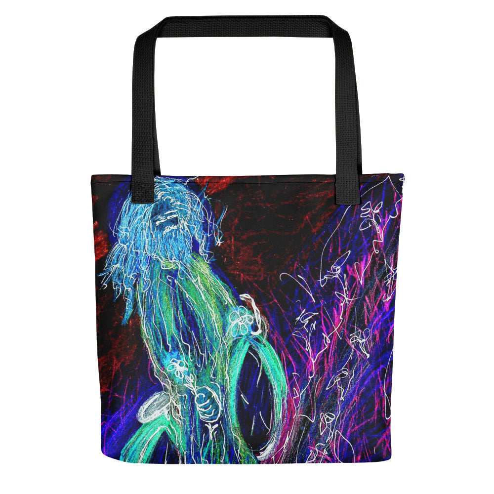 "Jesus on a Bicycle" - Tote Bag