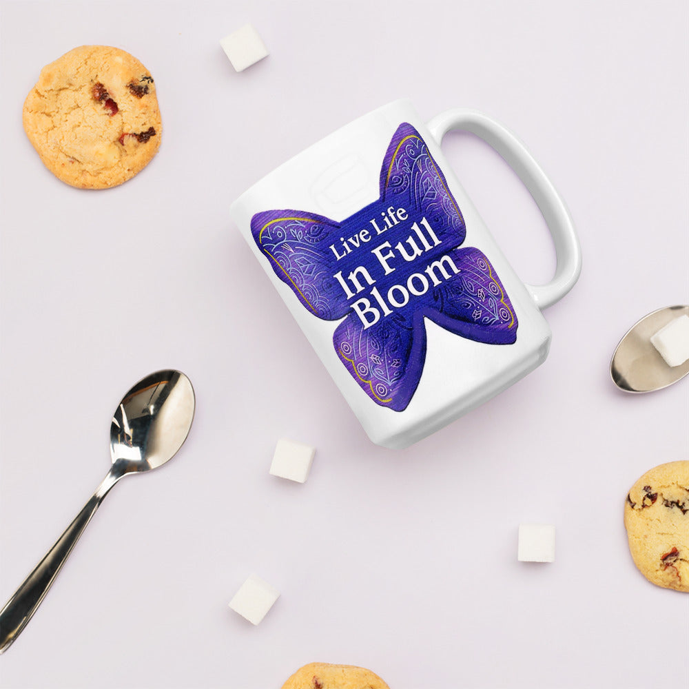 Coffee Mug / "Live Life In Full Bloom" / Created by Bryan Ameigh