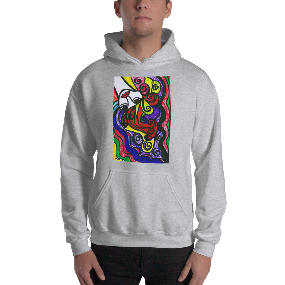 Artistic Hooded Sweatshirt