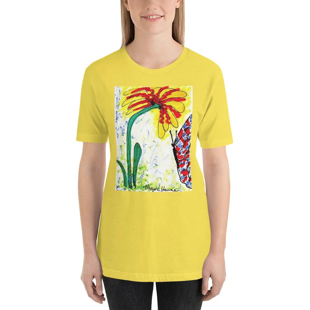 Margot's butterfly Short-Sleeve Unisex T-Shirt / Artist- Margot House