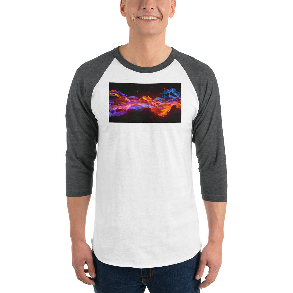 Graphic Edition 3/4 sleeve raglan shirt
