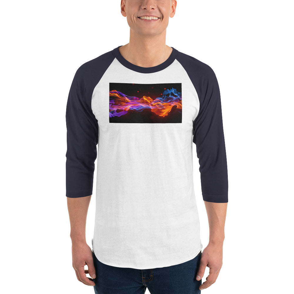 Graphic Edition 3/4 sleeve raglan shirt