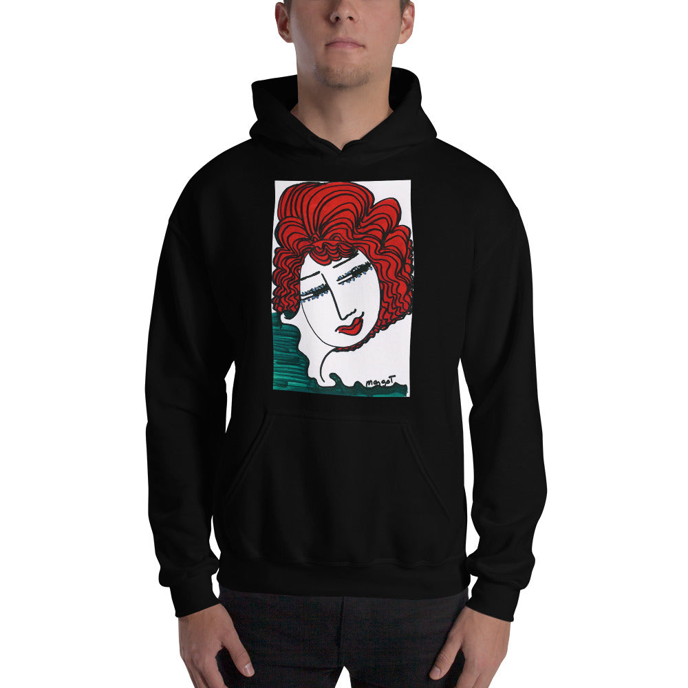 Artistic Hooded Sweatshirt
