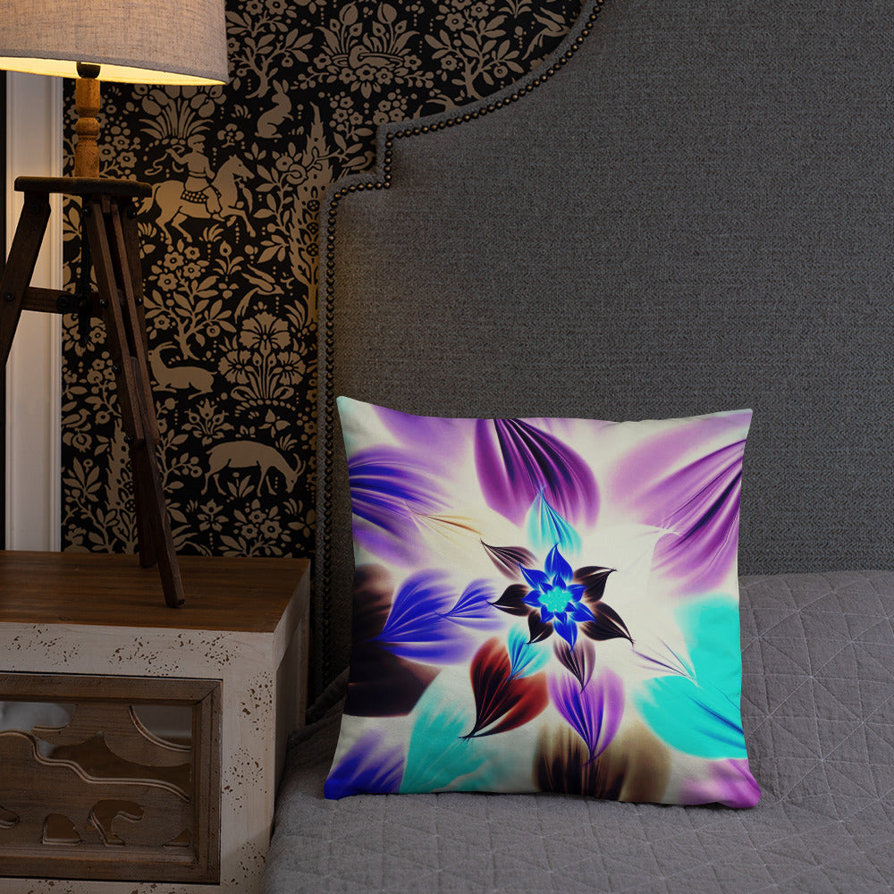 The colorful Linda Accent Pillow / Artist - Bryan Ameigh