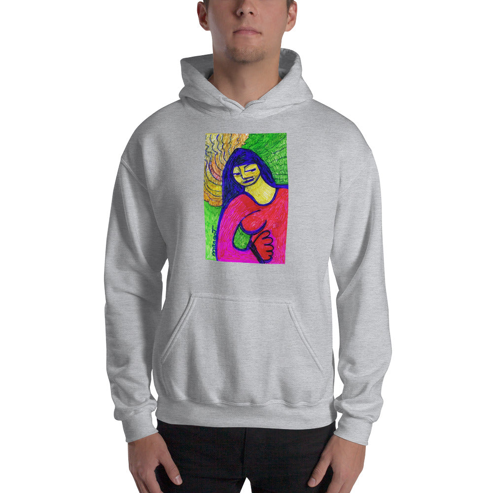 Artistic Hooded Sweatshirt