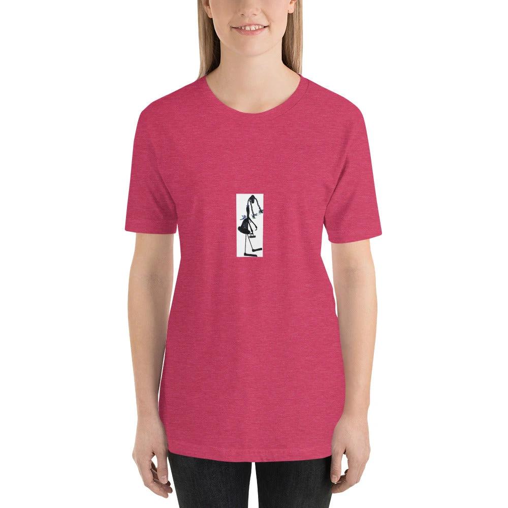 Short-Sleeve Unisex T-Shirt / "Little Girl ant with pig tails" / Artist - Margot House