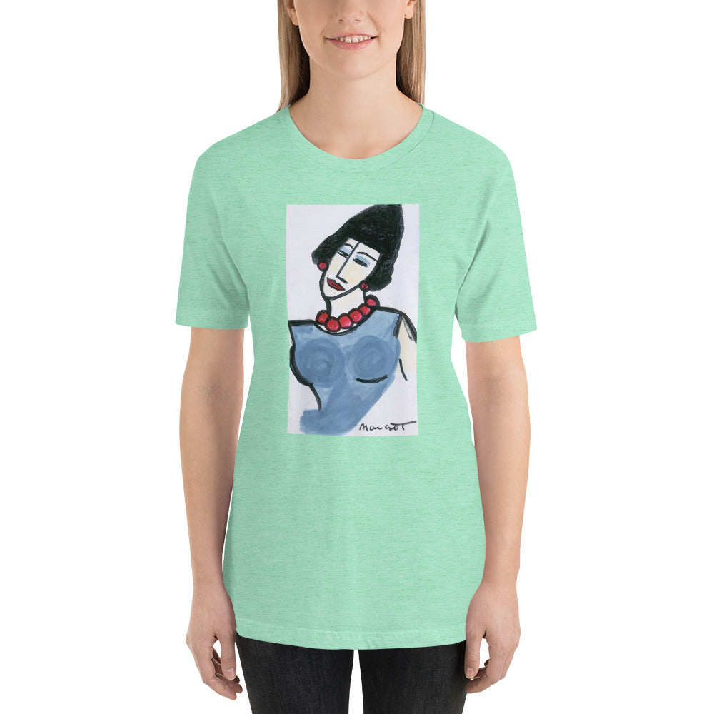Short-Sleeve Unisex Artistic T-Shirt / Artist - Margot House