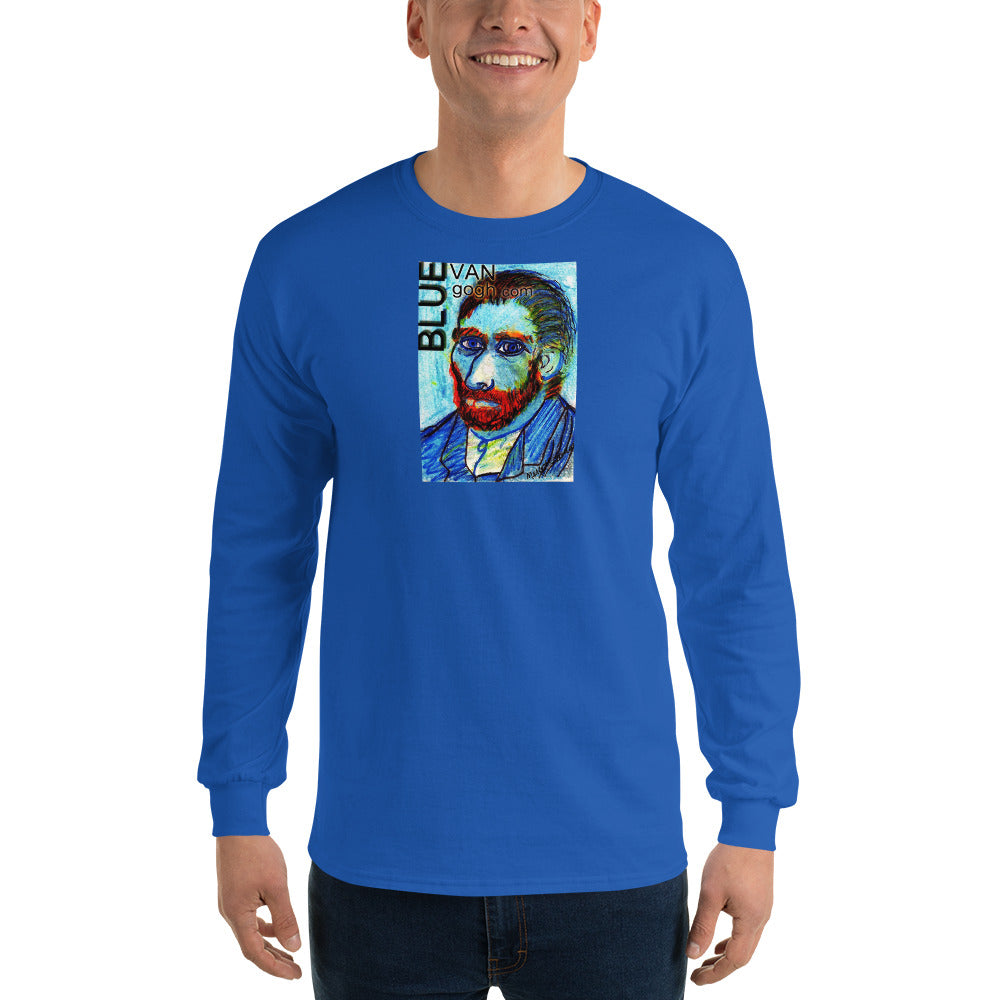 The Blue Van Gogh Logo / Long Sleeve T-Shirt / Artist - Margot House