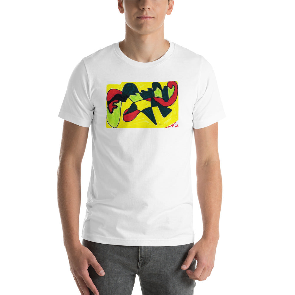 Short-Sleeve Unisex T-Shirt / "motion of color" artist- Margot House 2007