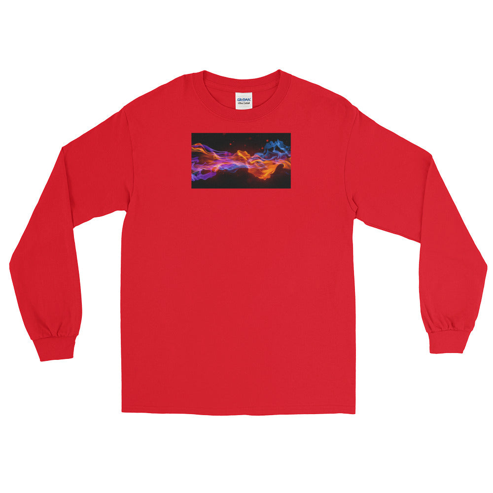 Shooting Flame Graphic Long Sleeve T-Shirt