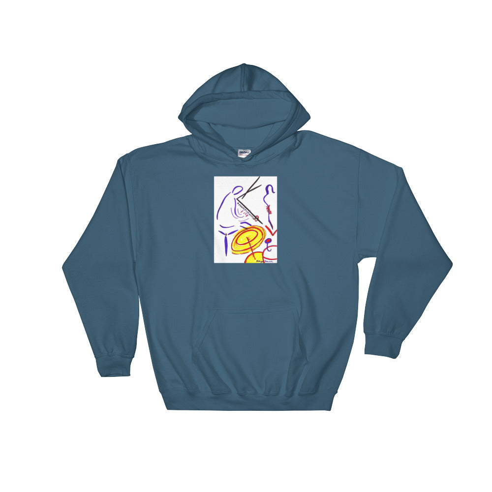 Artistic Hooded Sweatshirt