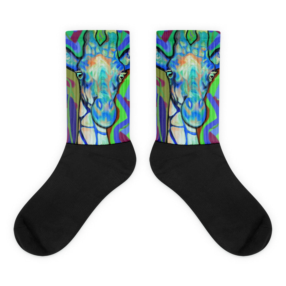 Giraffe Socks /Artist - Bryan Ameigh
