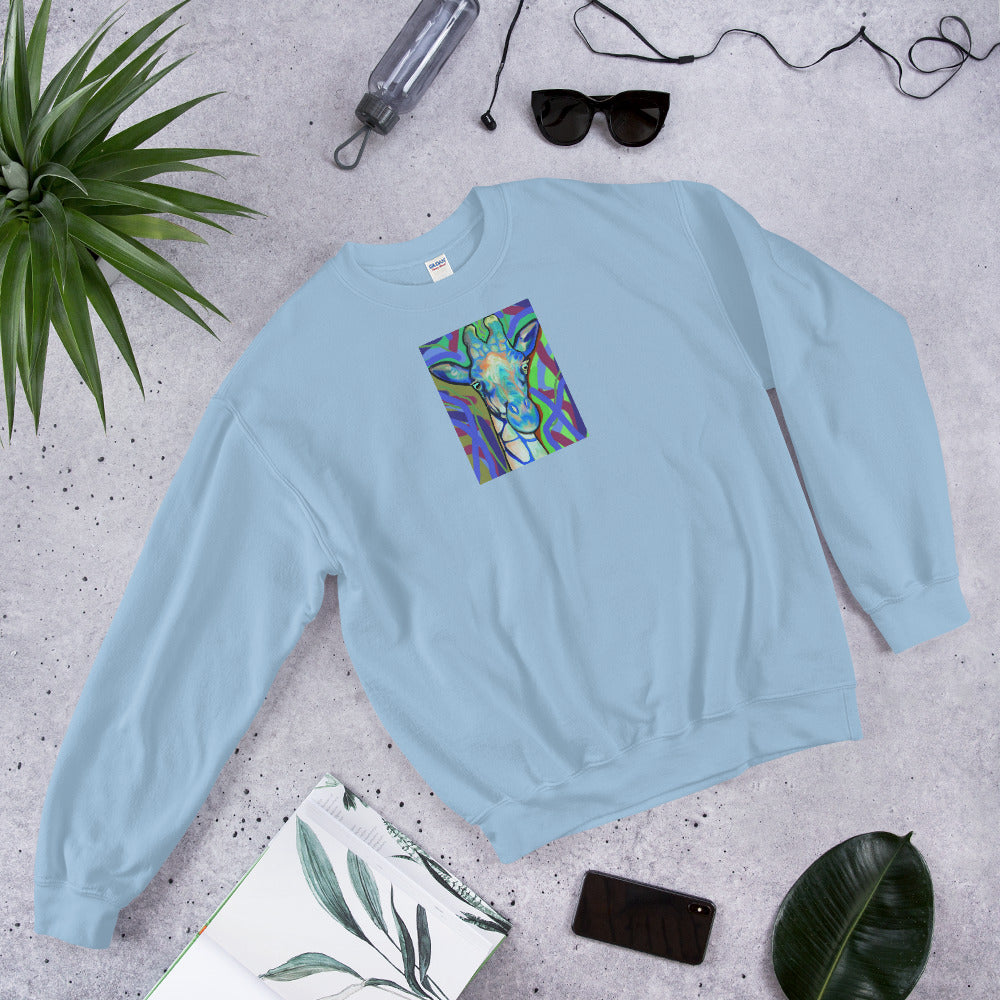 Giraffe Sweatshirt / Artist - Bryan Ameigh