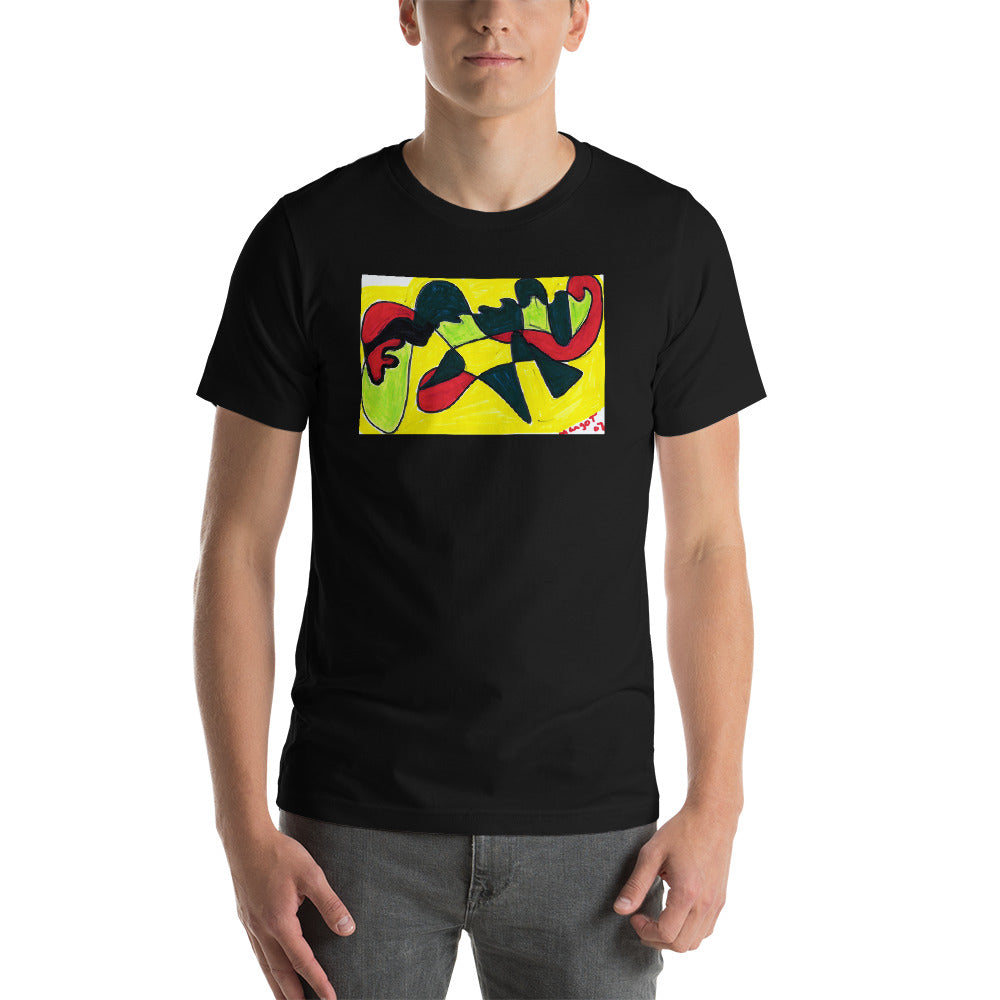 Short-Sleeve Unisex T-Shirt / "motion of color" artist- Margot House 2007