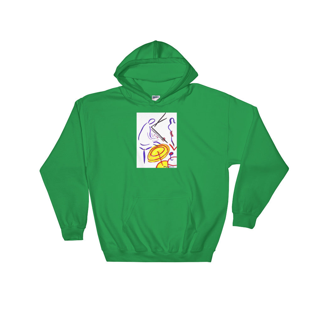 Artistic Hooded Sweatshirt