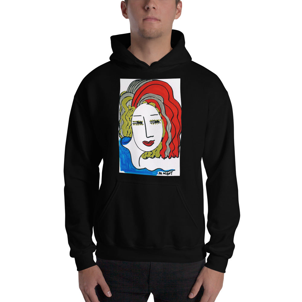 Artistic Hooded Sweatshirt
