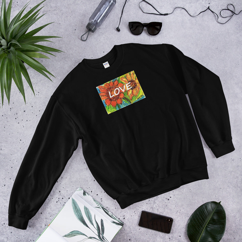 Sunflower Love Sweatshirt / Artist - Margot House