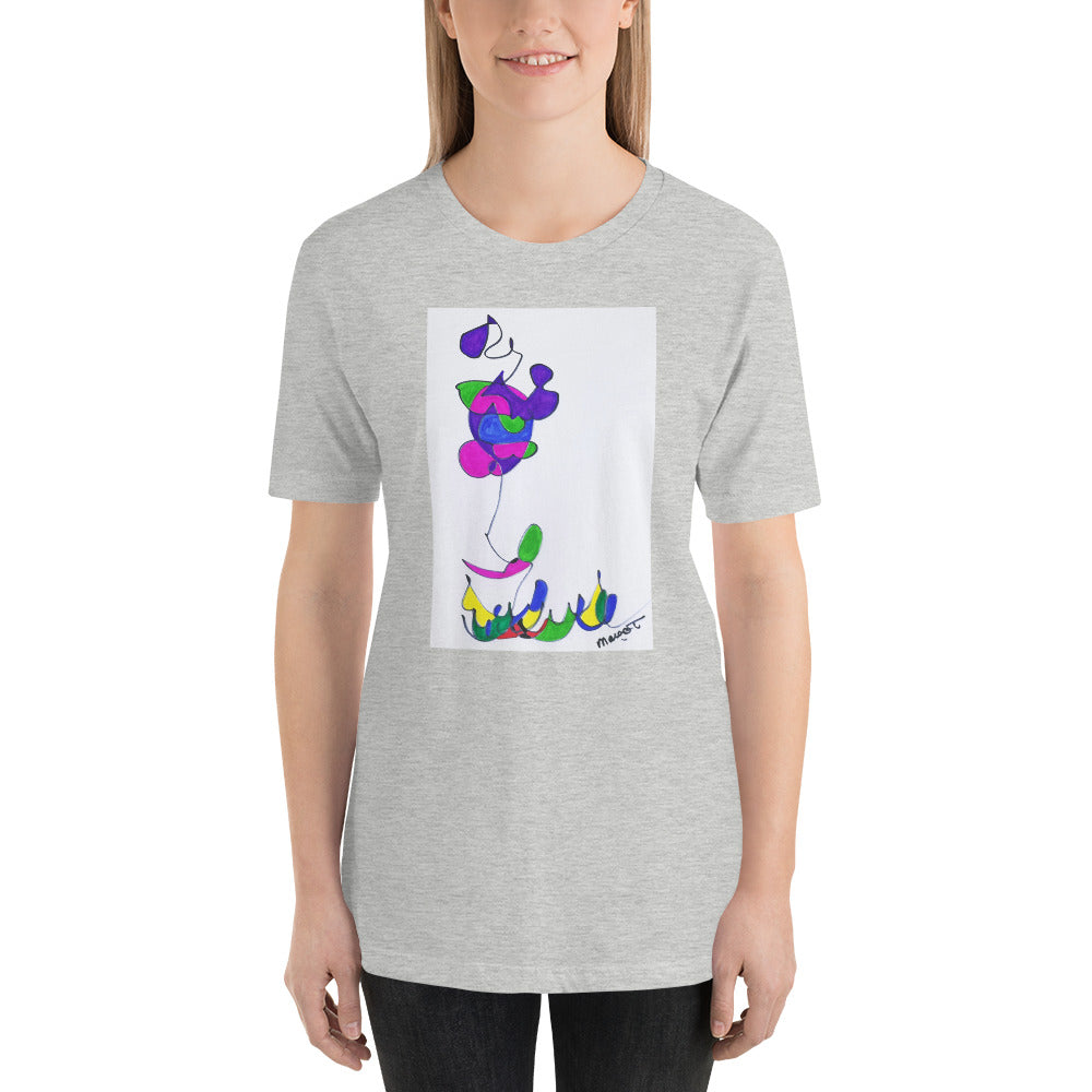 Short-Sleeve Unisex Artistic T-Shirt / Artist -Margot House