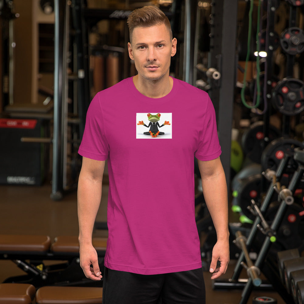Yoga Frog Short-Sleeve Unisex T-Shirt