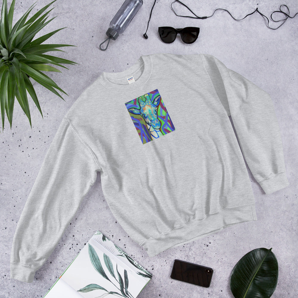 Giraffe Sweatshirt / Artist - Bryan Ameigh