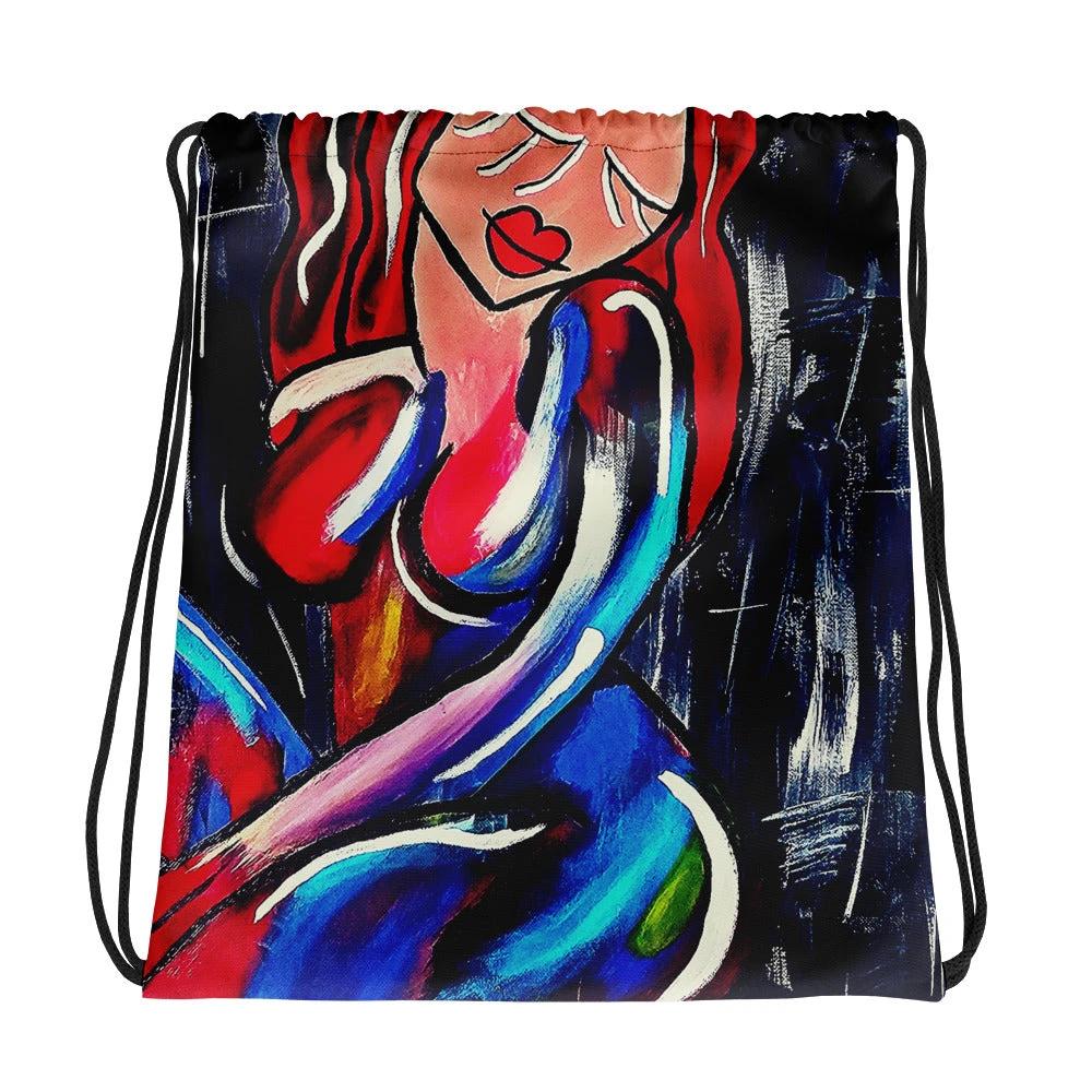 Artistic Drawstring Bag