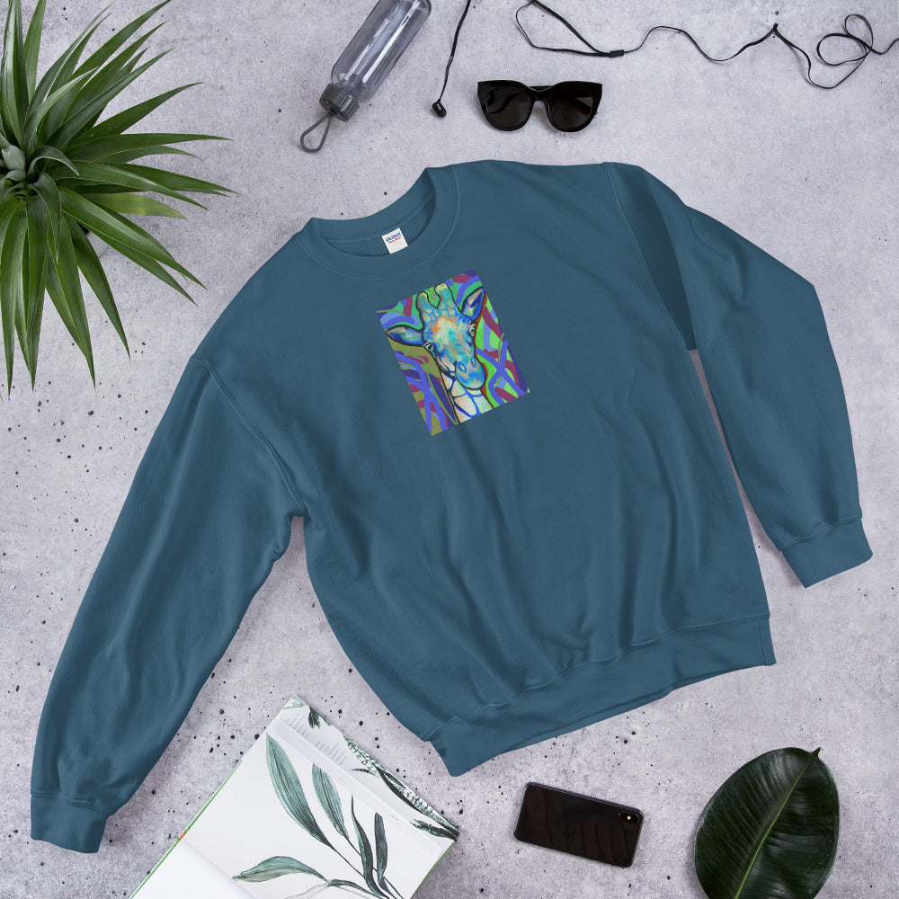 Giraffe Sweatshirt / Artist - Bryan Ameigh