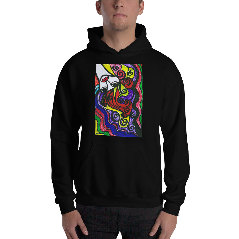 Artistic Hooded Sweatshirt