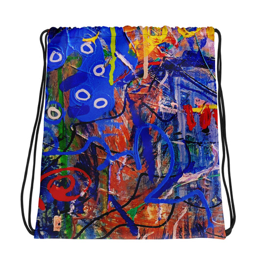 Artistic Drawstring bag