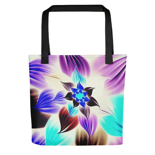"Electric Flower" - Tote Bag