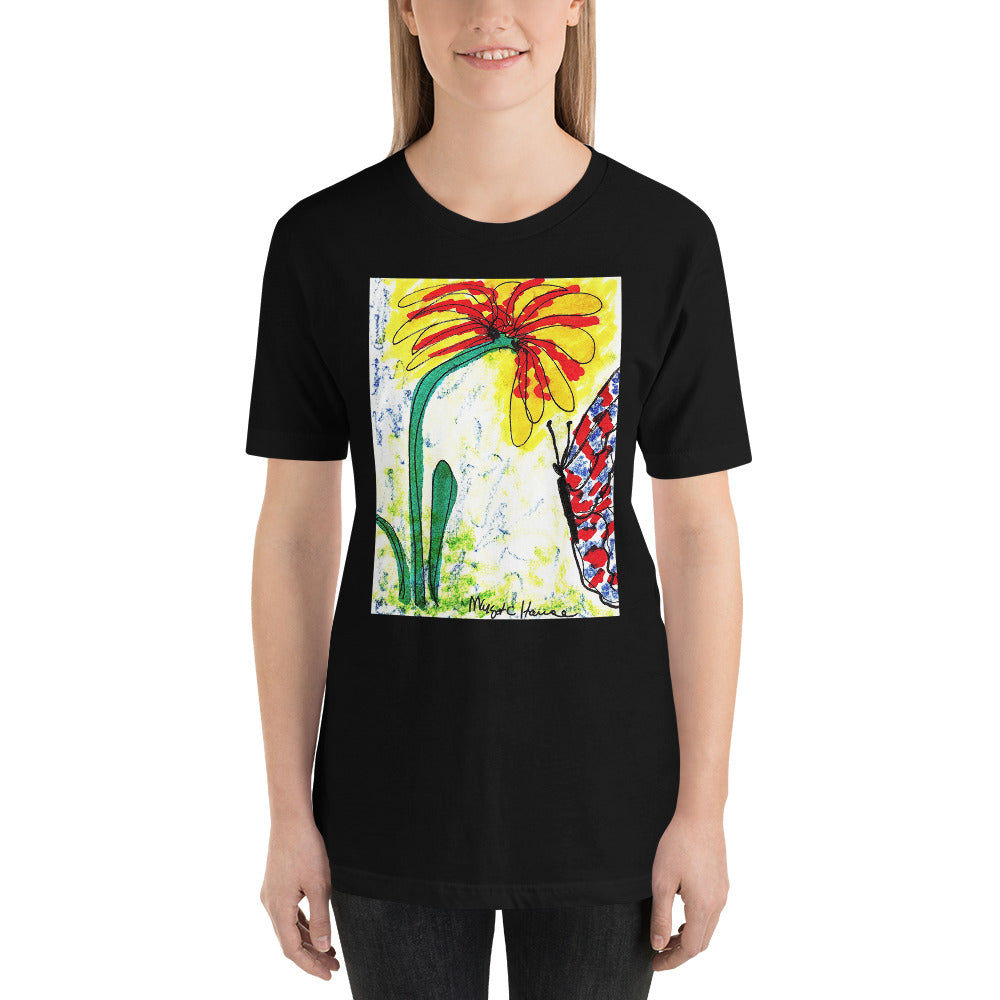 Margot's butterfly Short-Sleeve Unisex T-Shirt / Artist- Margot House