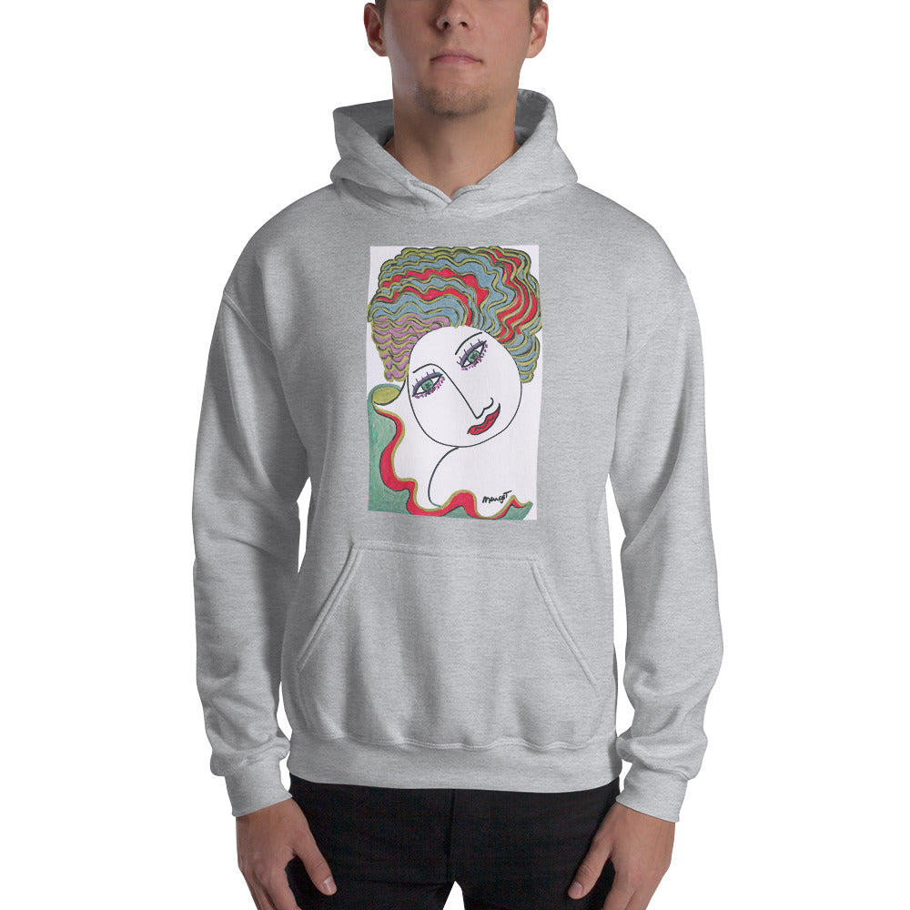 Artistic Hooded Sweatshirt