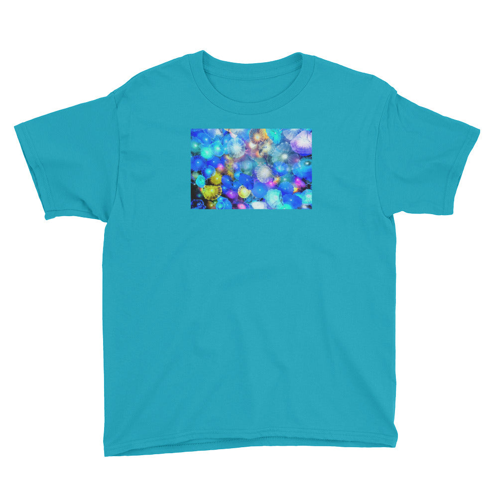 Colorful Glass print Youth Short Sleeve T-Shirt / Artist - Bryan Ameigh