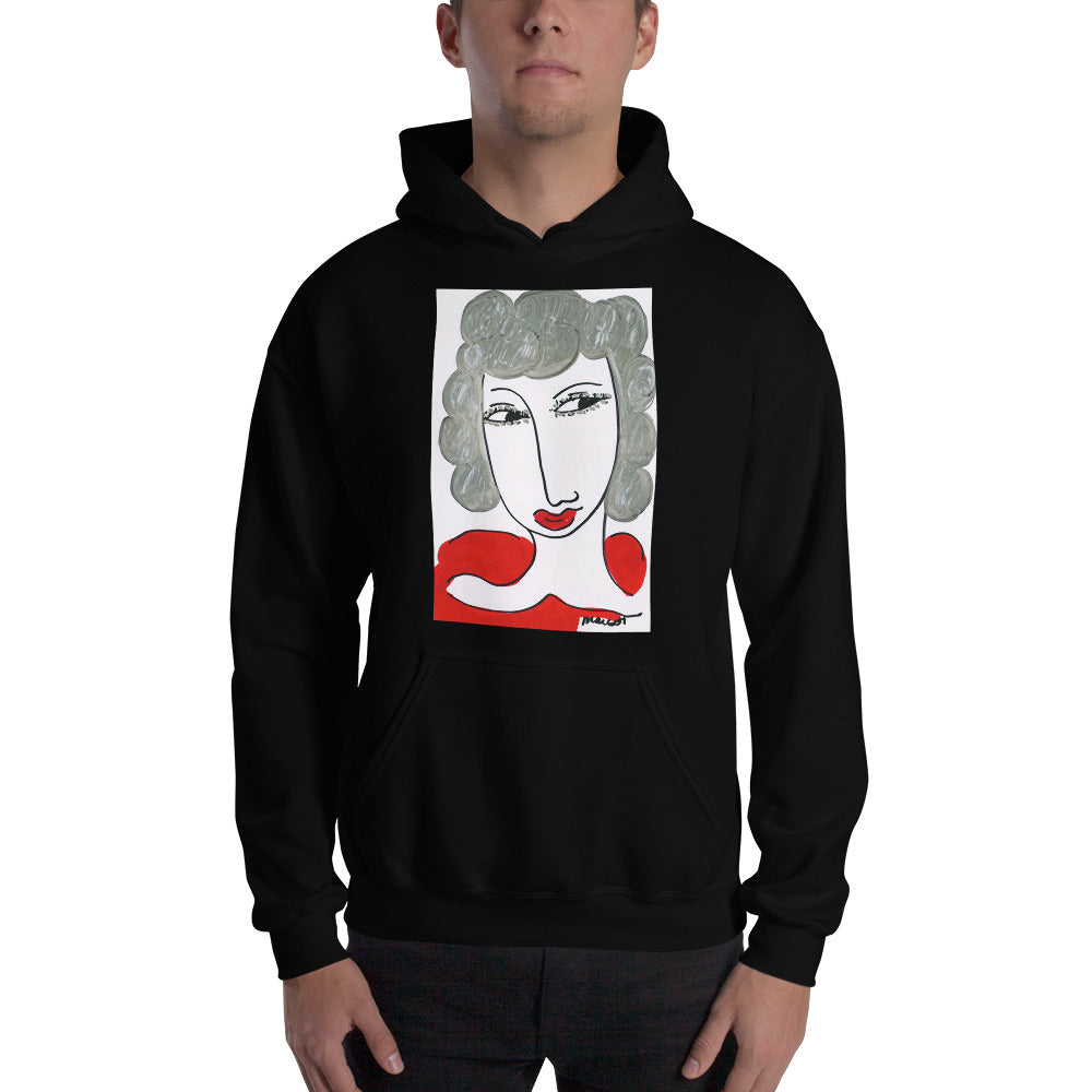 Artistic Hooded Sweatshirt