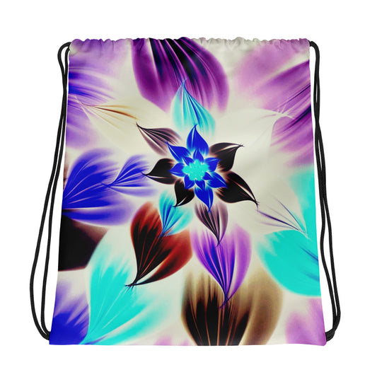 Electric Flower Drawstring bag / Artist - Bryan Ameigh