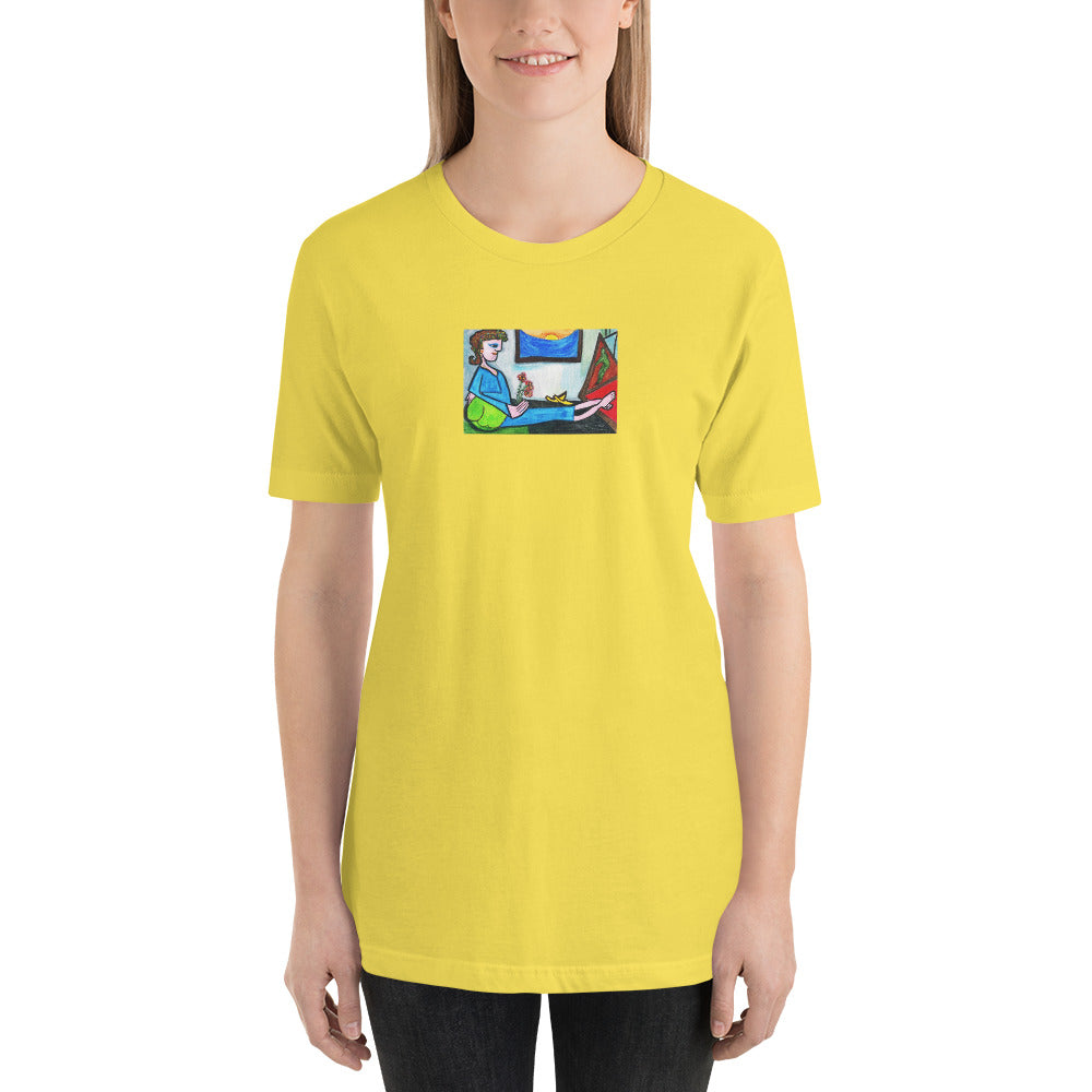 Short-Sleeve Unisex Artistic T-Shirt / Artist -Margot House