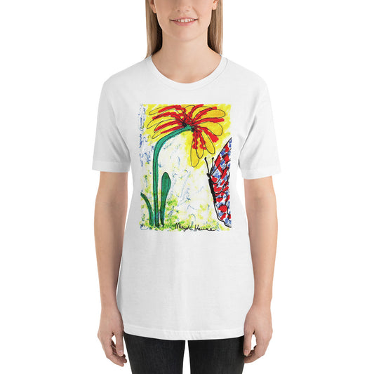 Margot's butterfly Short-Sleeve Unisex T-Shirt / Artist- Margot House